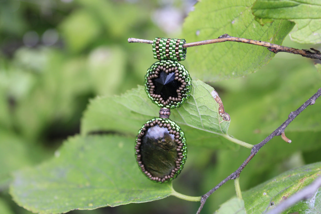 Antique Labradorite Pendant