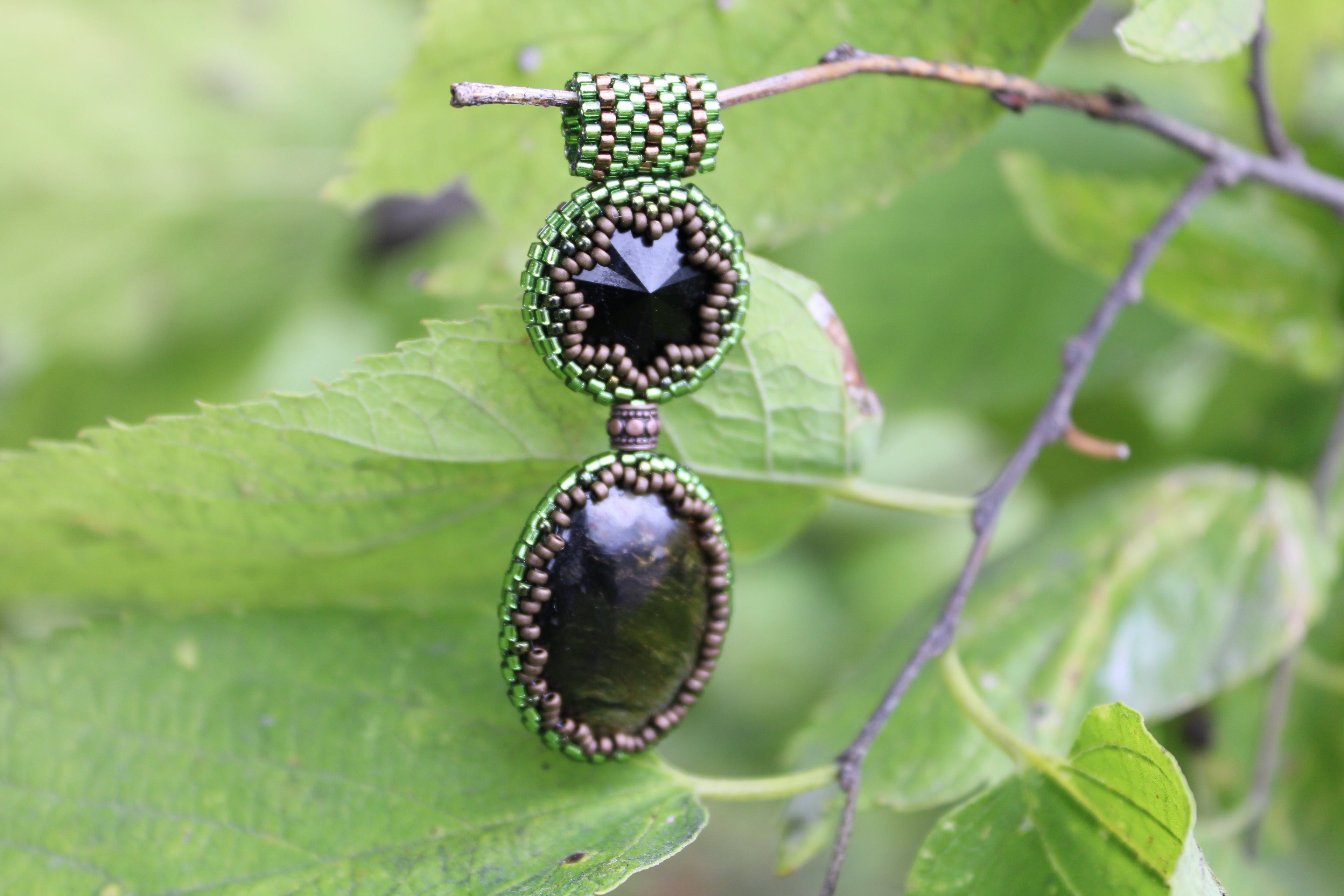 Antique Labradorite Pendant