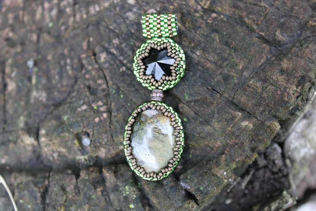 Antique Labradorite Pendant