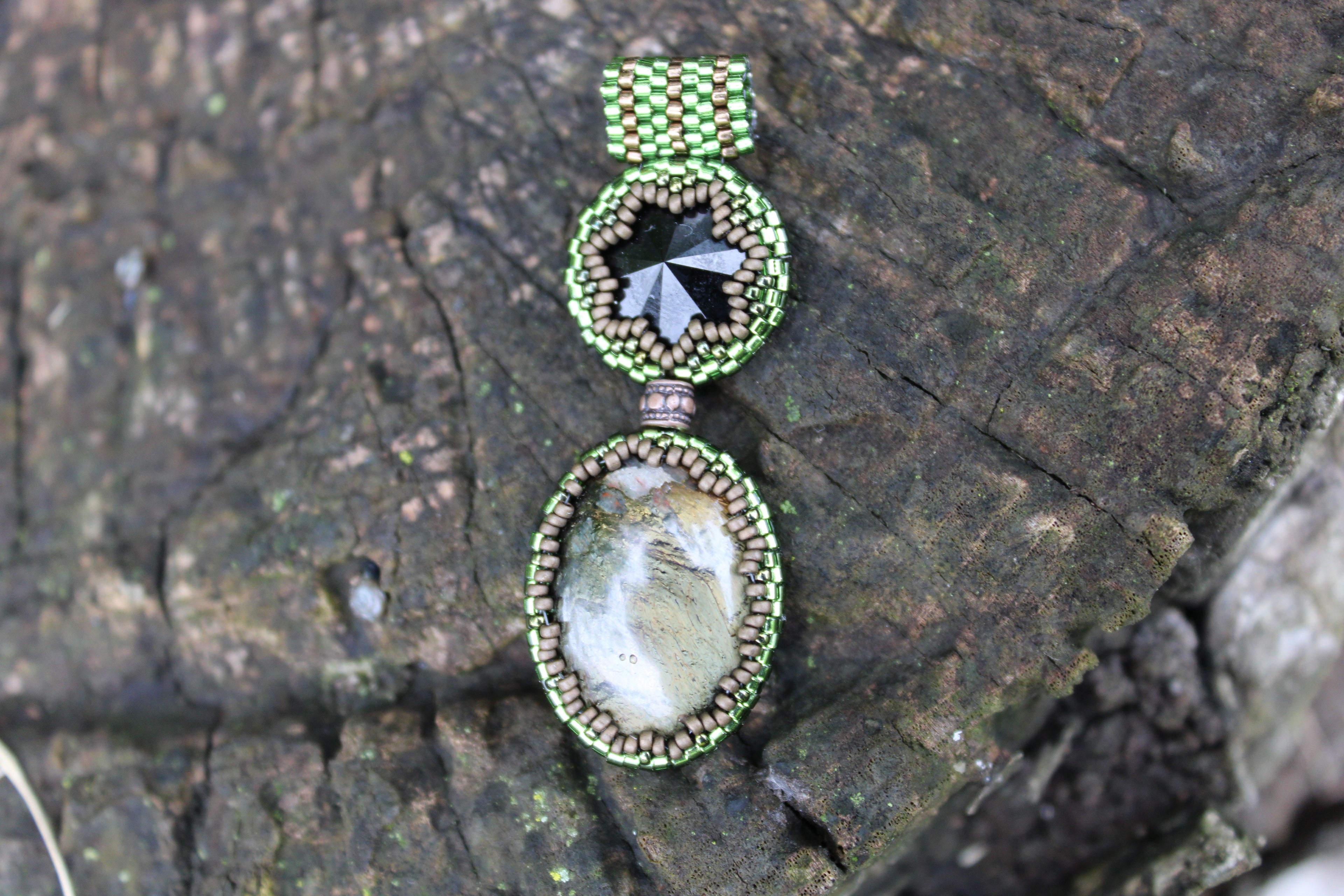 Antique Labradorite Pendant