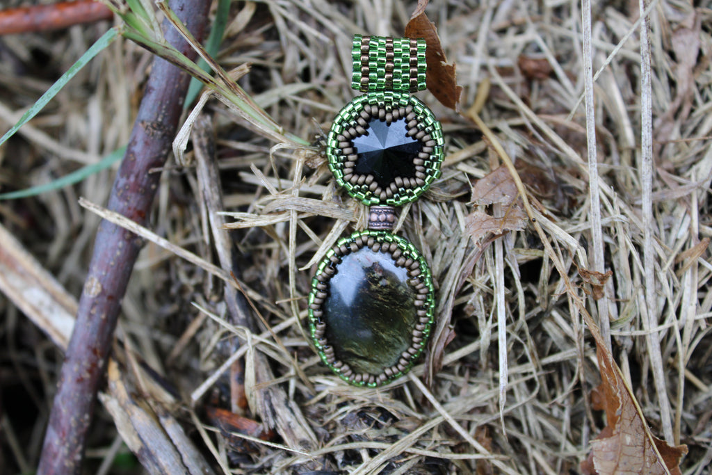 Antique Labradorite Pendant
