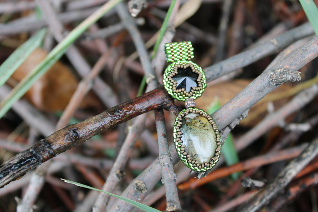 Antique Labradorite Pendant