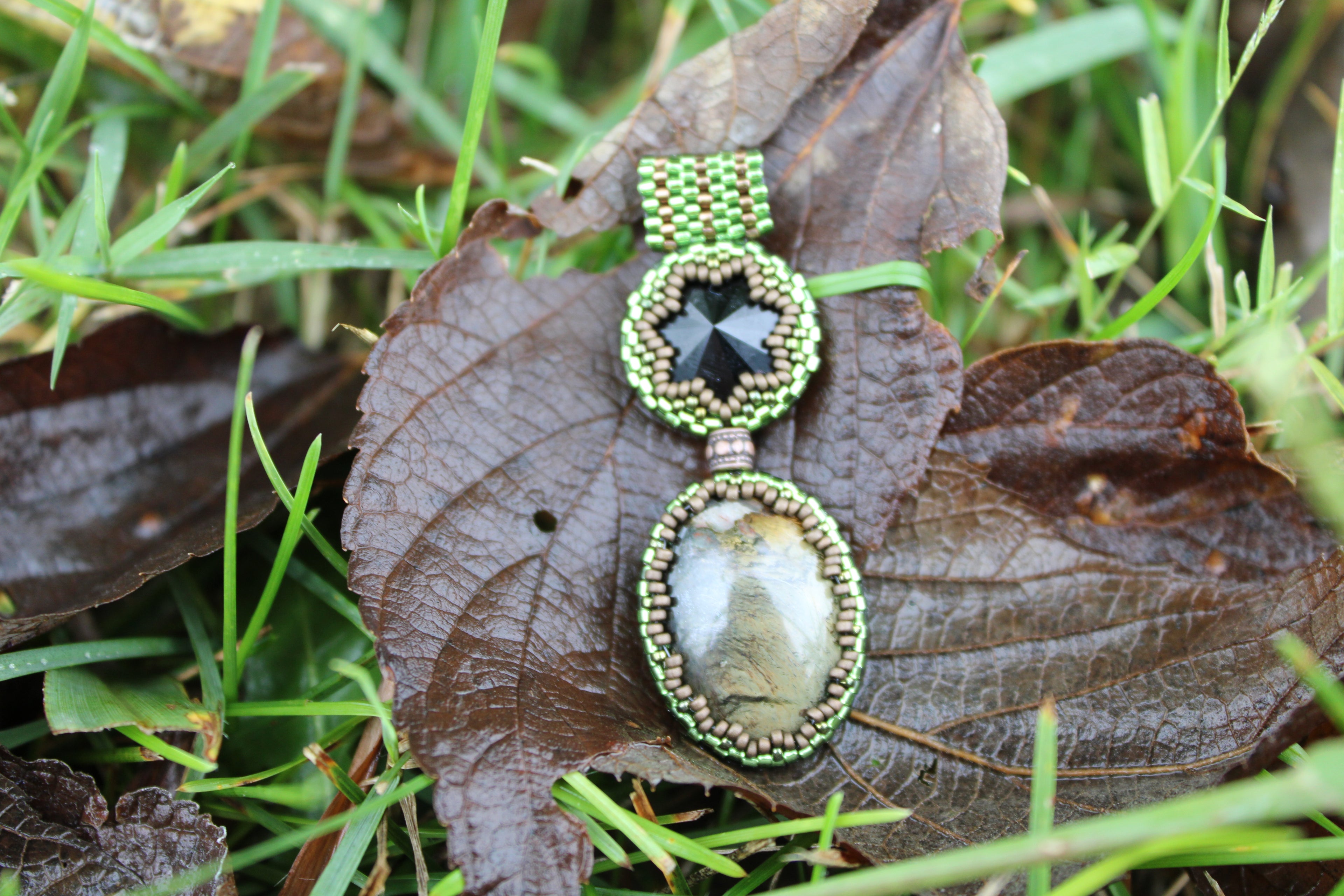 Antique Labradorite Pendant