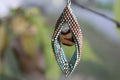 Peyote Twist Pendant Necklace