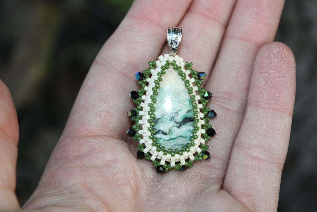 Mariposite Pendant Necklace