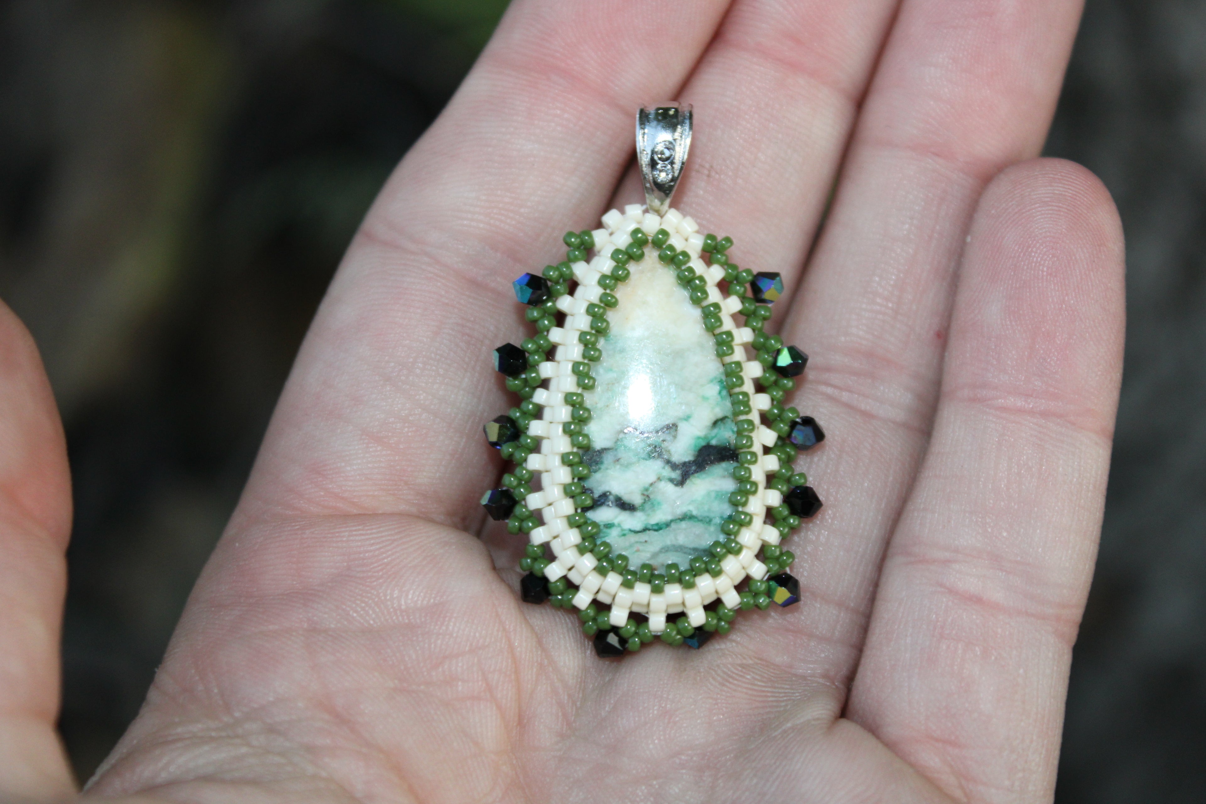Mariposite Pendant Necklace