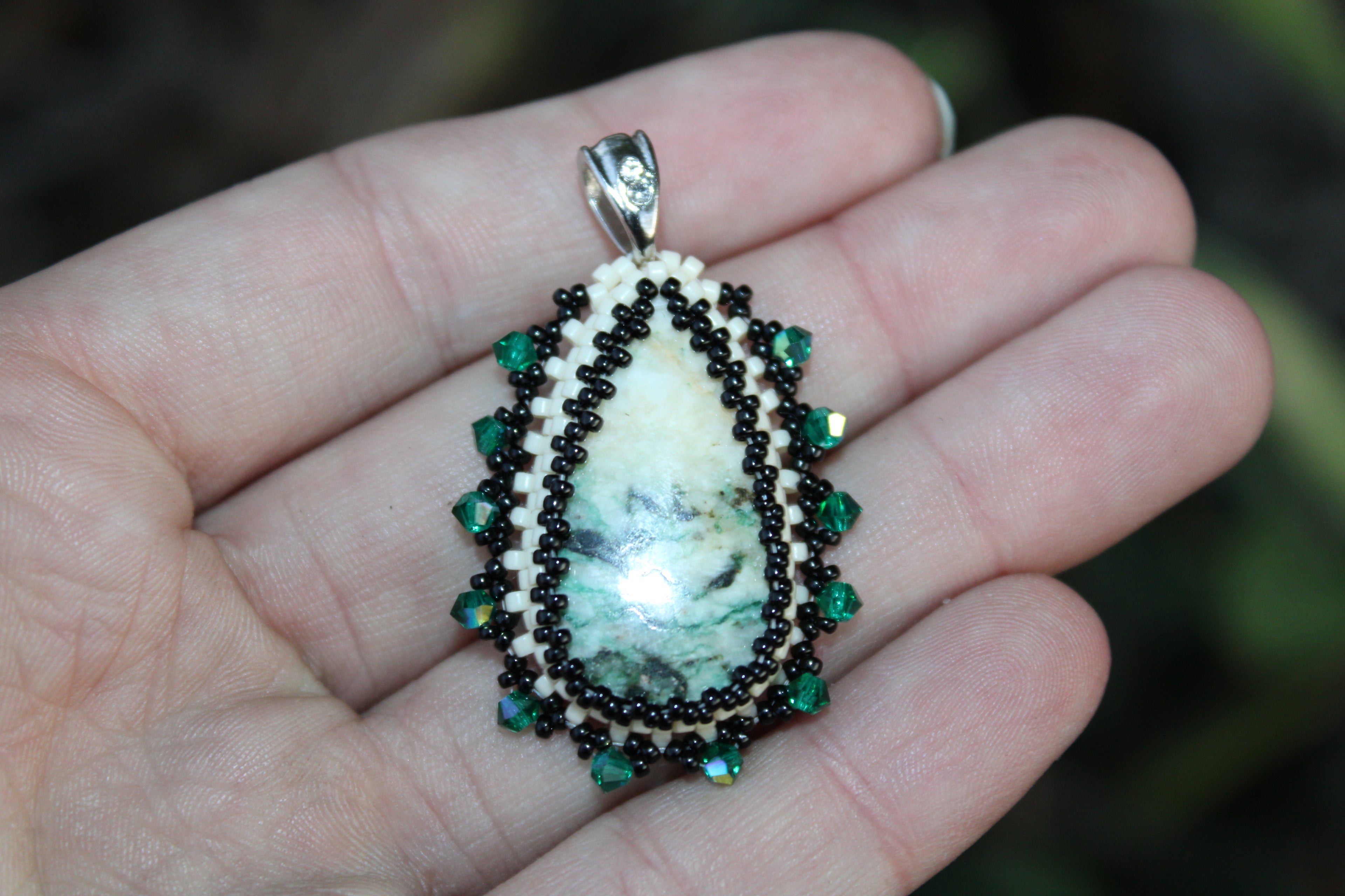 Mariposite Pendant Necklace