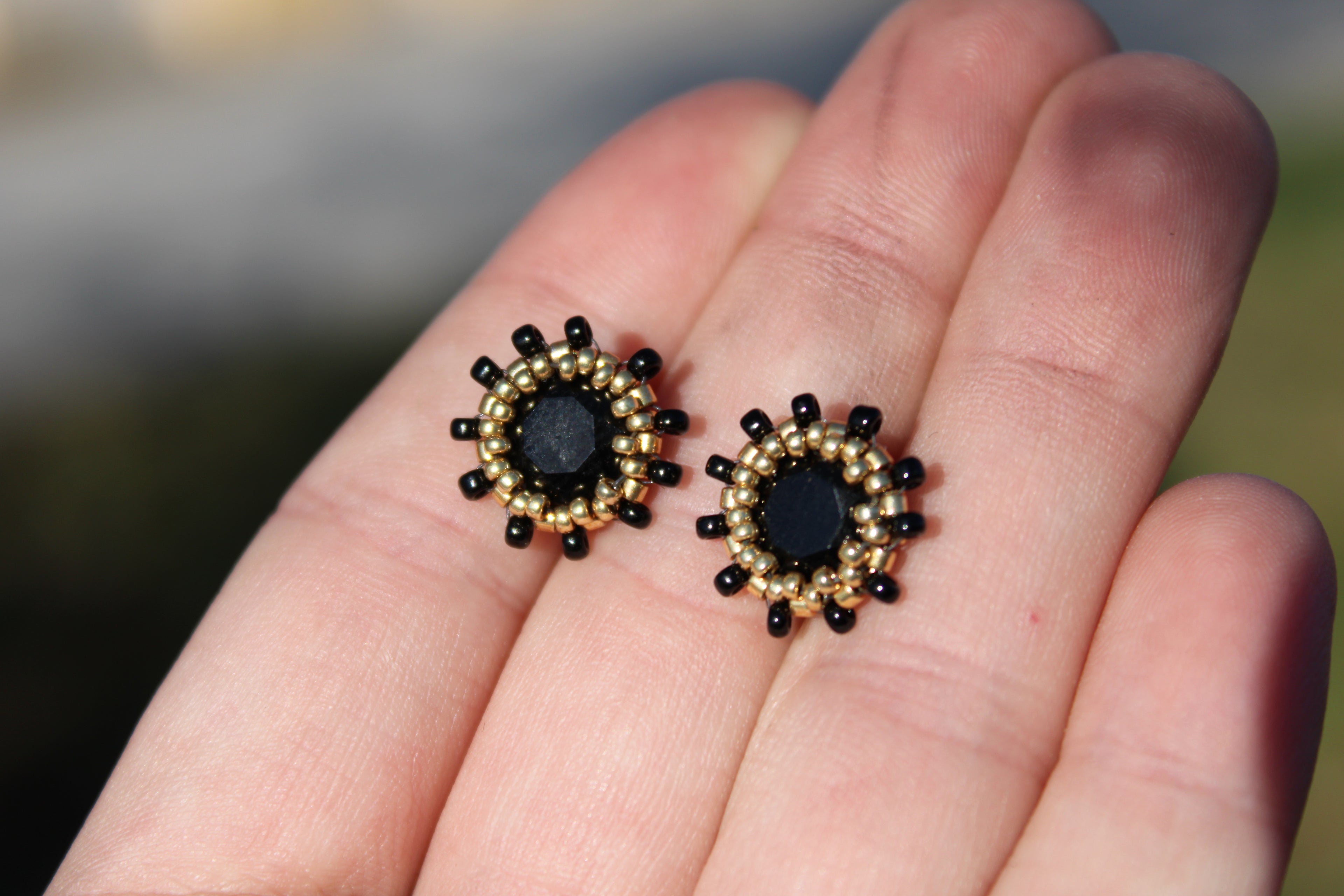 Onyx Stud Earrings