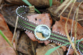 Polychrome Jasper Narrow Cuff Bracelet
