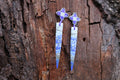Lapis Lazuli Spike Earrings