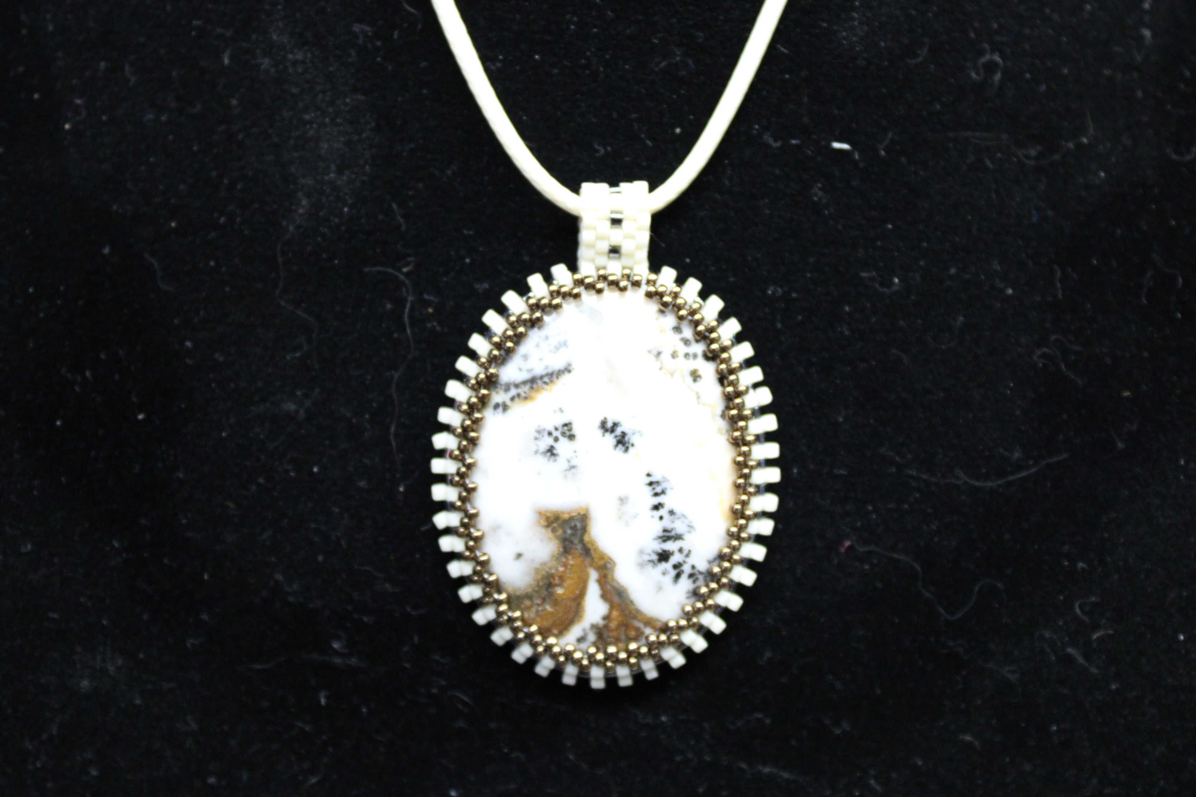 Dendritic Agate Estate Necklace