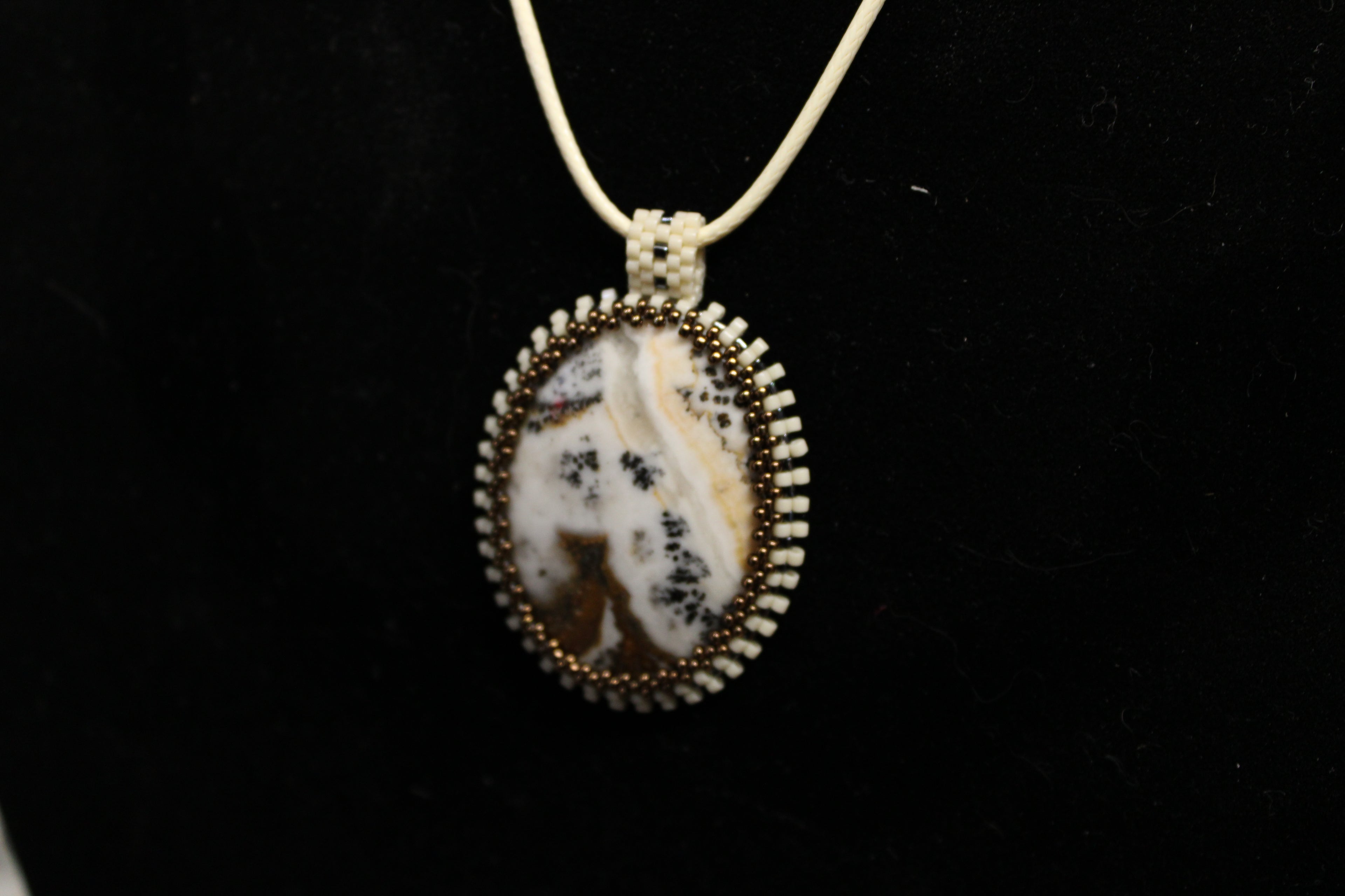 Dendritic Agate Estate Necklace