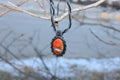 Red Creek Jasper Pendant on Beaded Chain