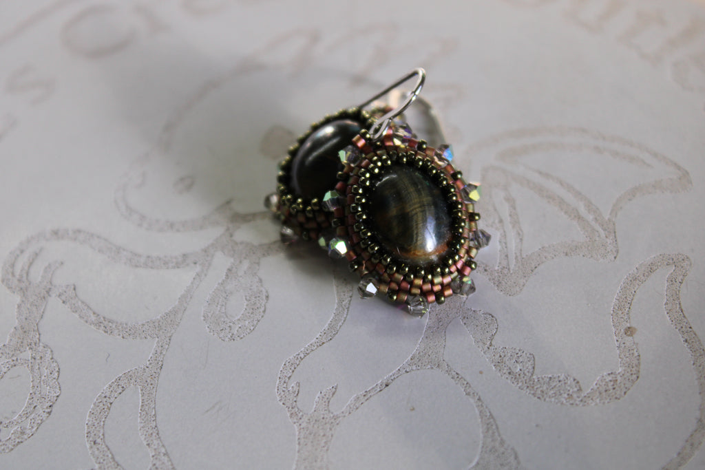 Falcons Eye Estate Earrings