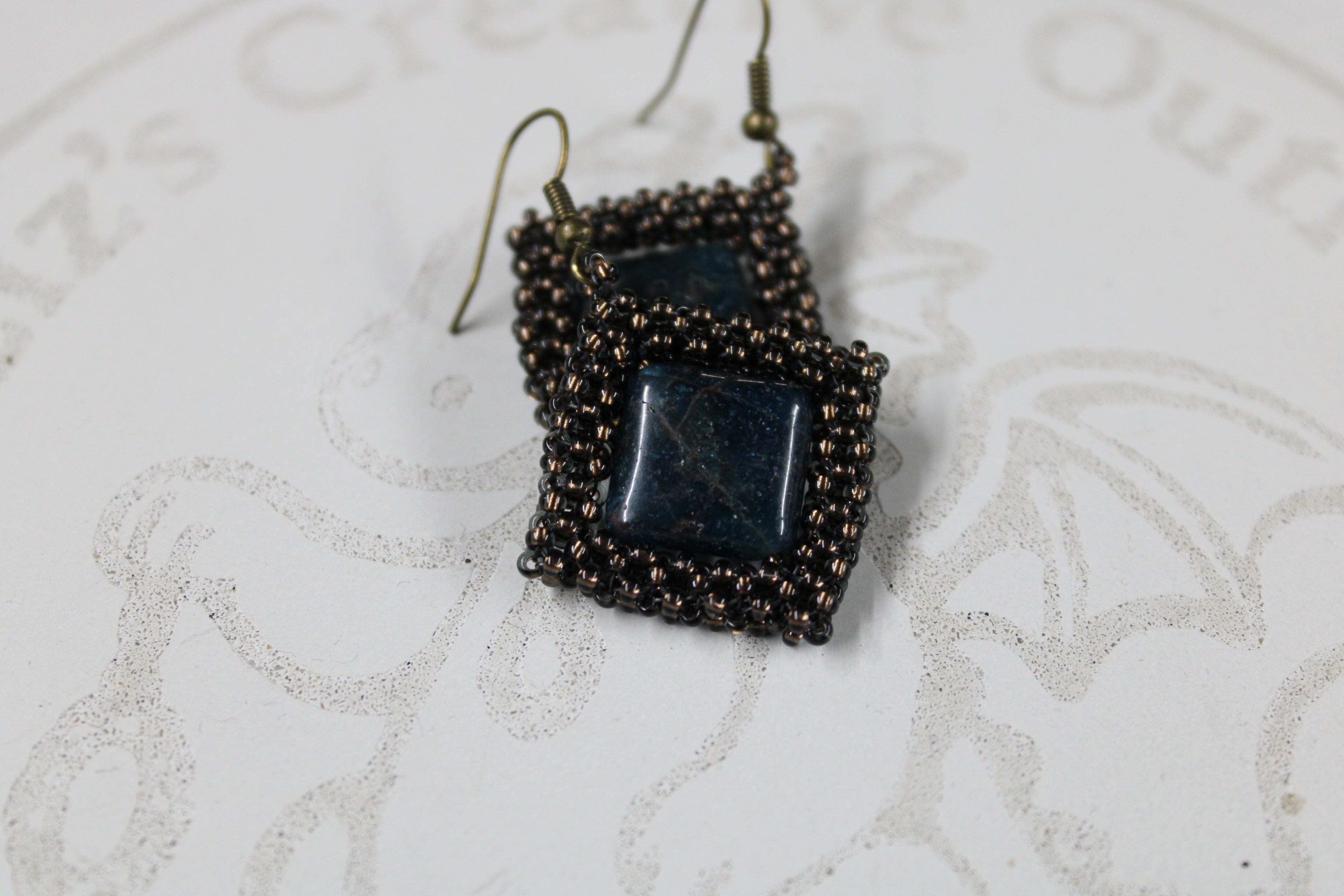 Apatite Spinner Earrings