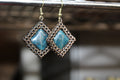 Apatite Spinner Earrings