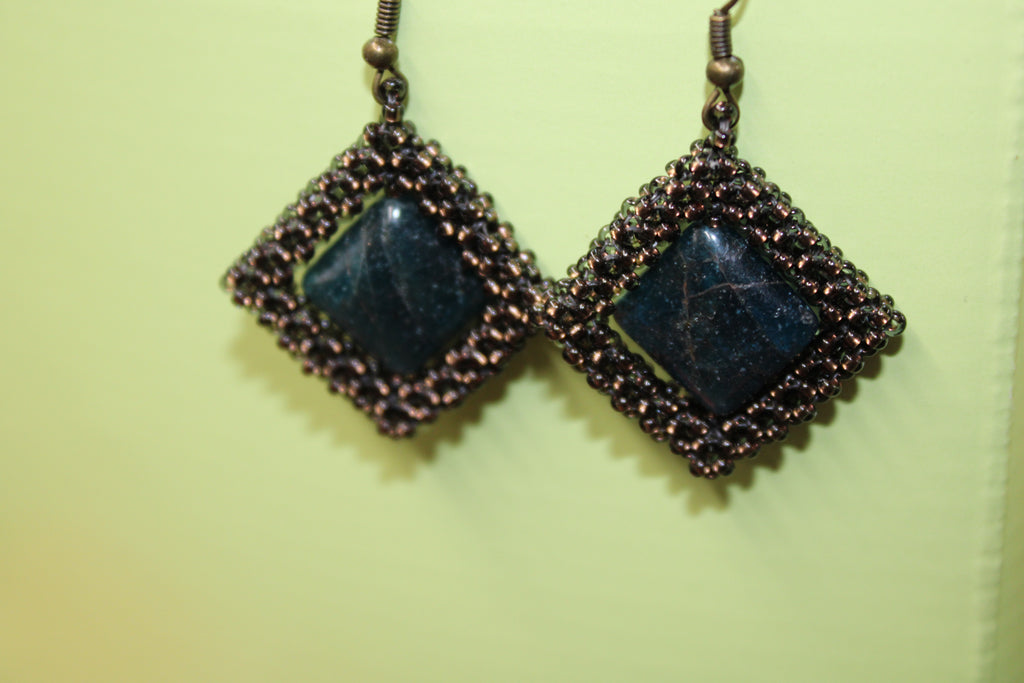 Apatite Spinner Earrings