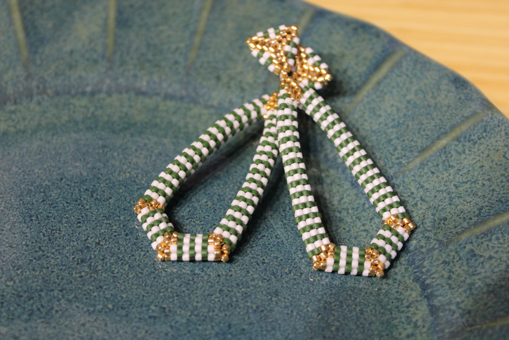Open Tie Shaped Earrings