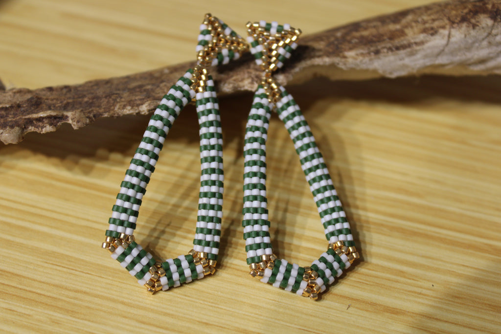 Open Tie Shaped Earrings