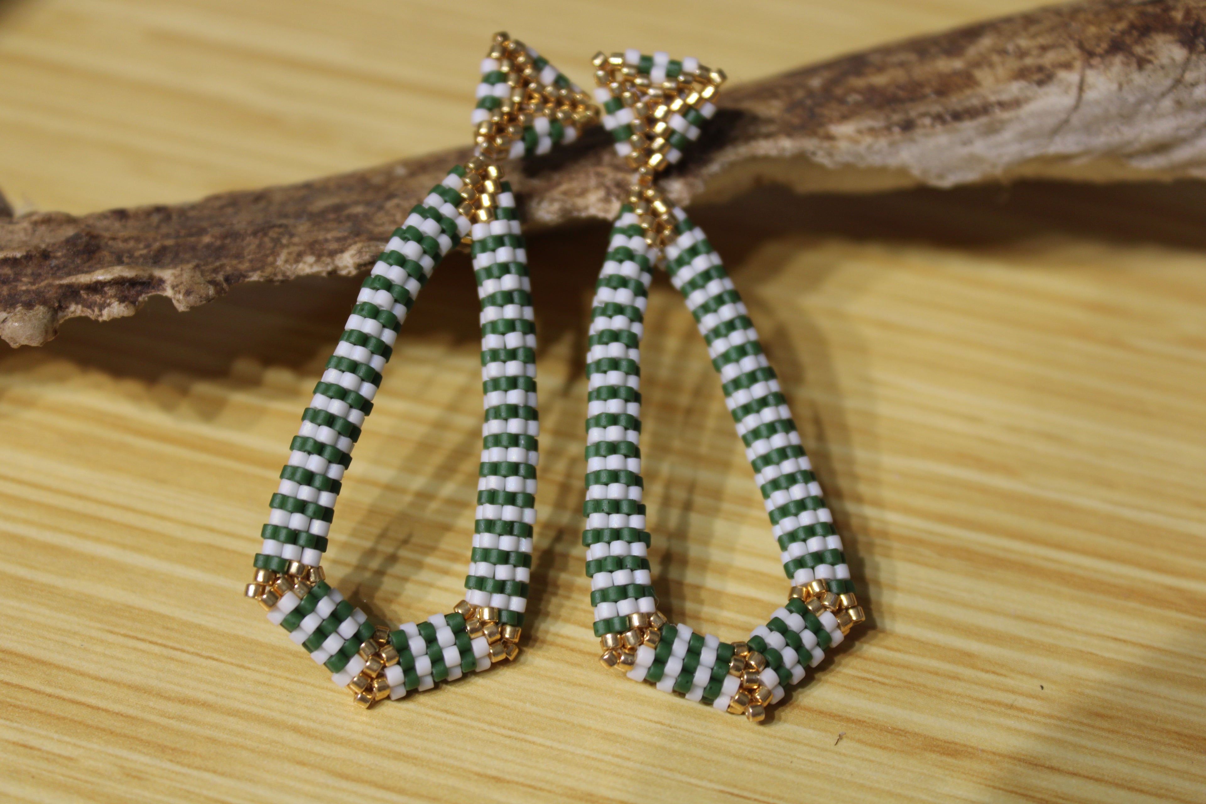 Open Tie Shaped Earrings