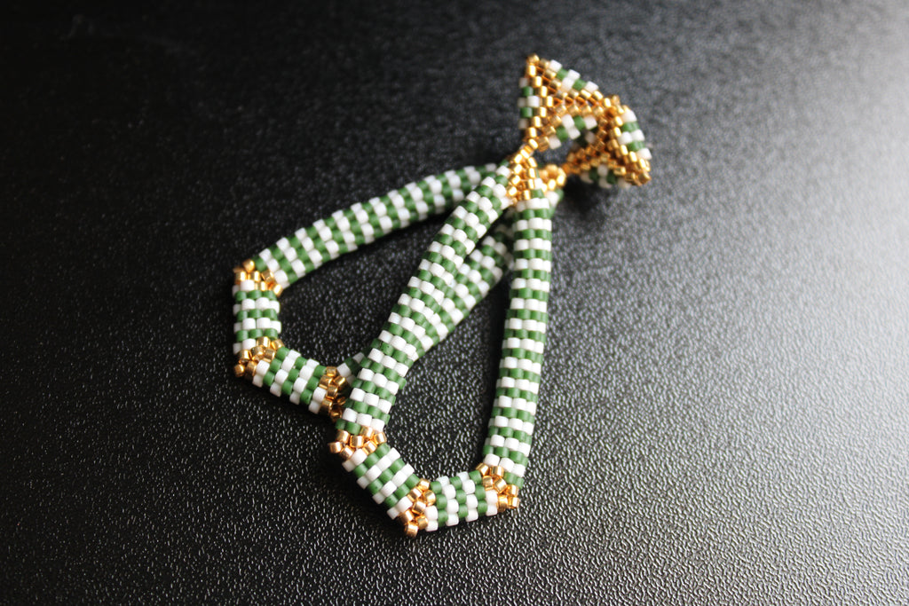 Open Tie Shaped Earrings