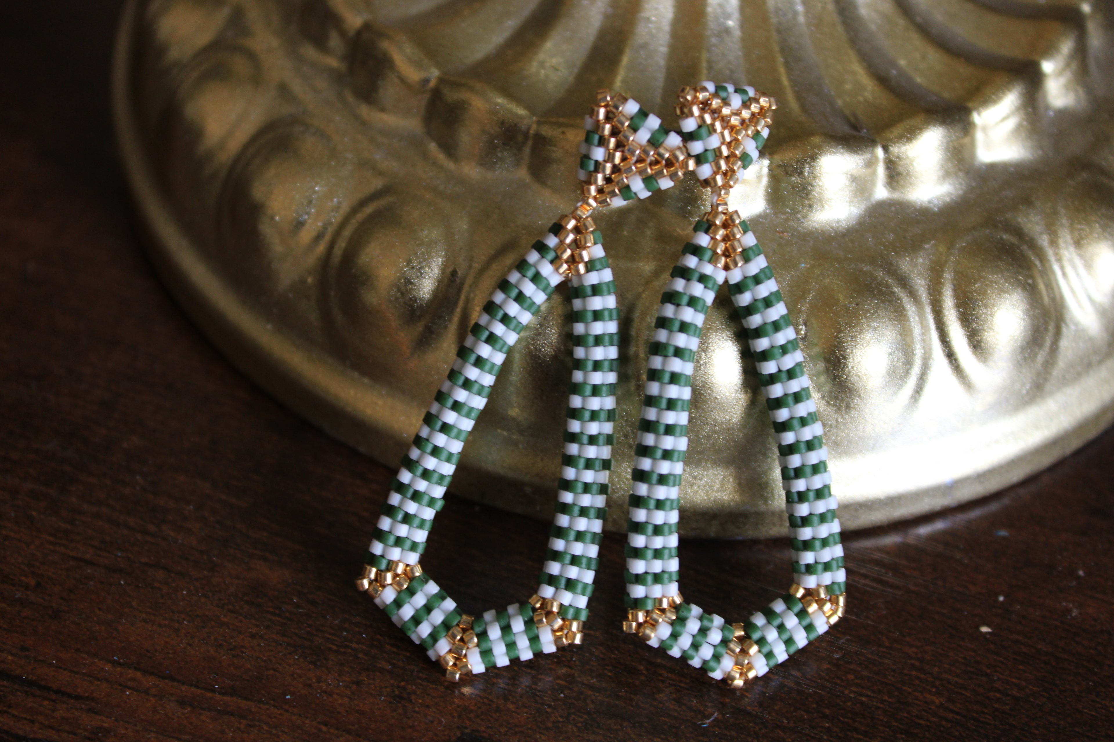 Open Tie Shaped Earrings
