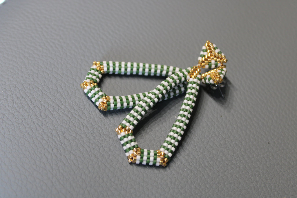 Open Tie Shaped Earrings