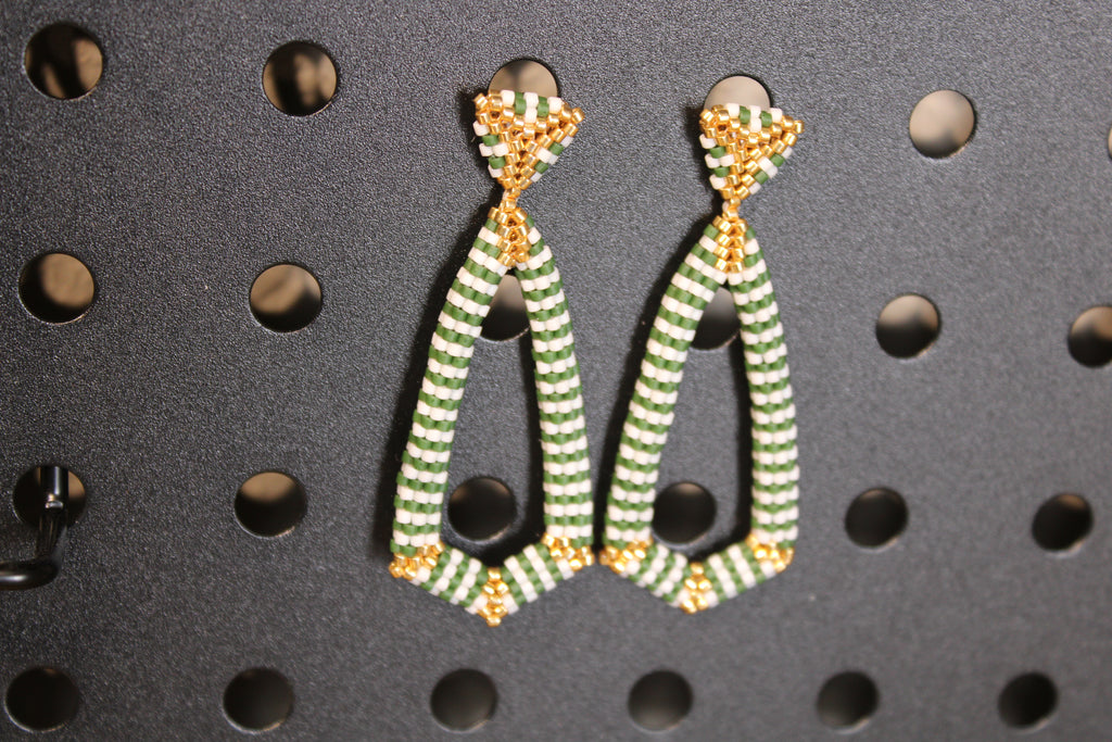 Open Tie Shaped Earrings