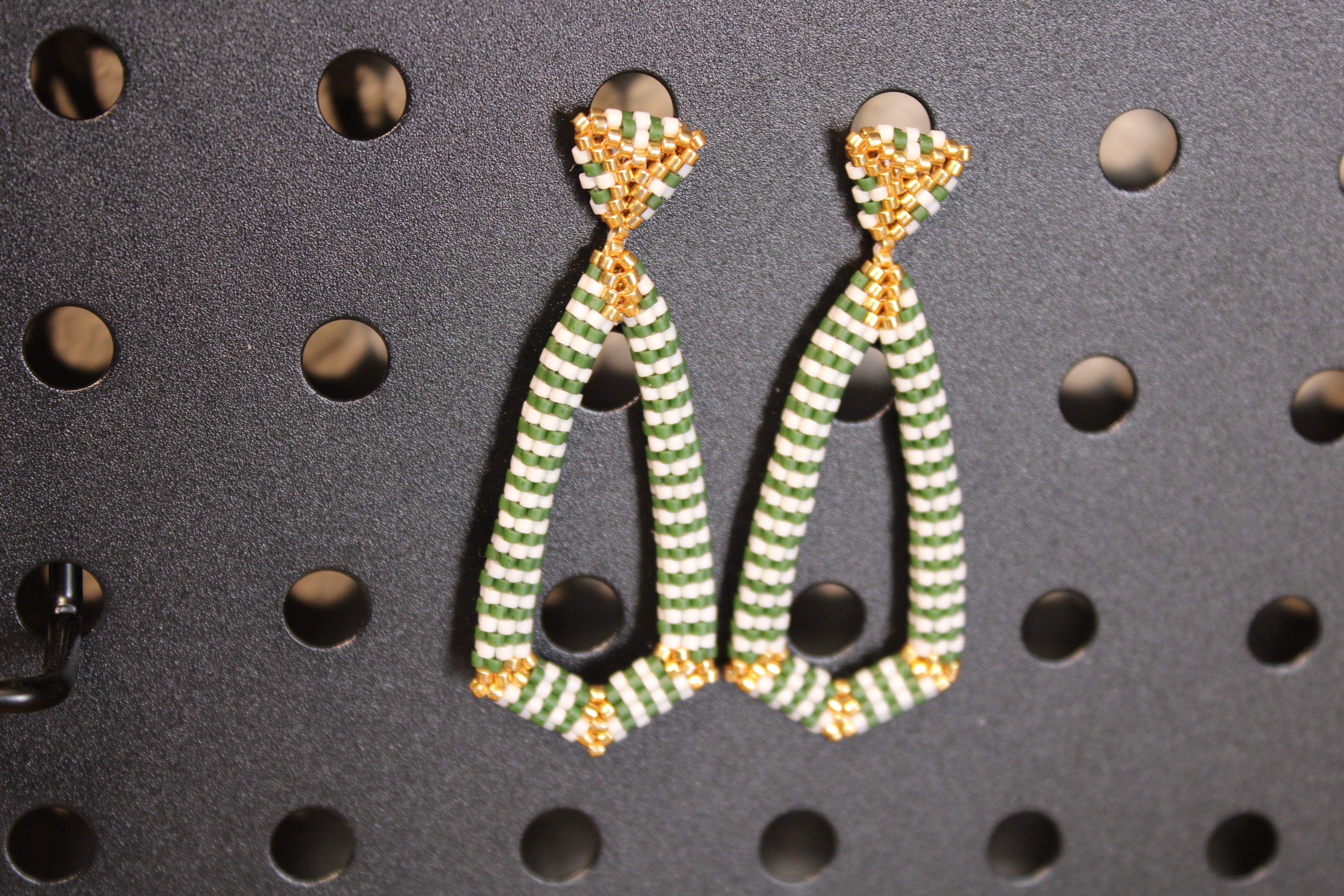 Open Tie Shaped Earrings