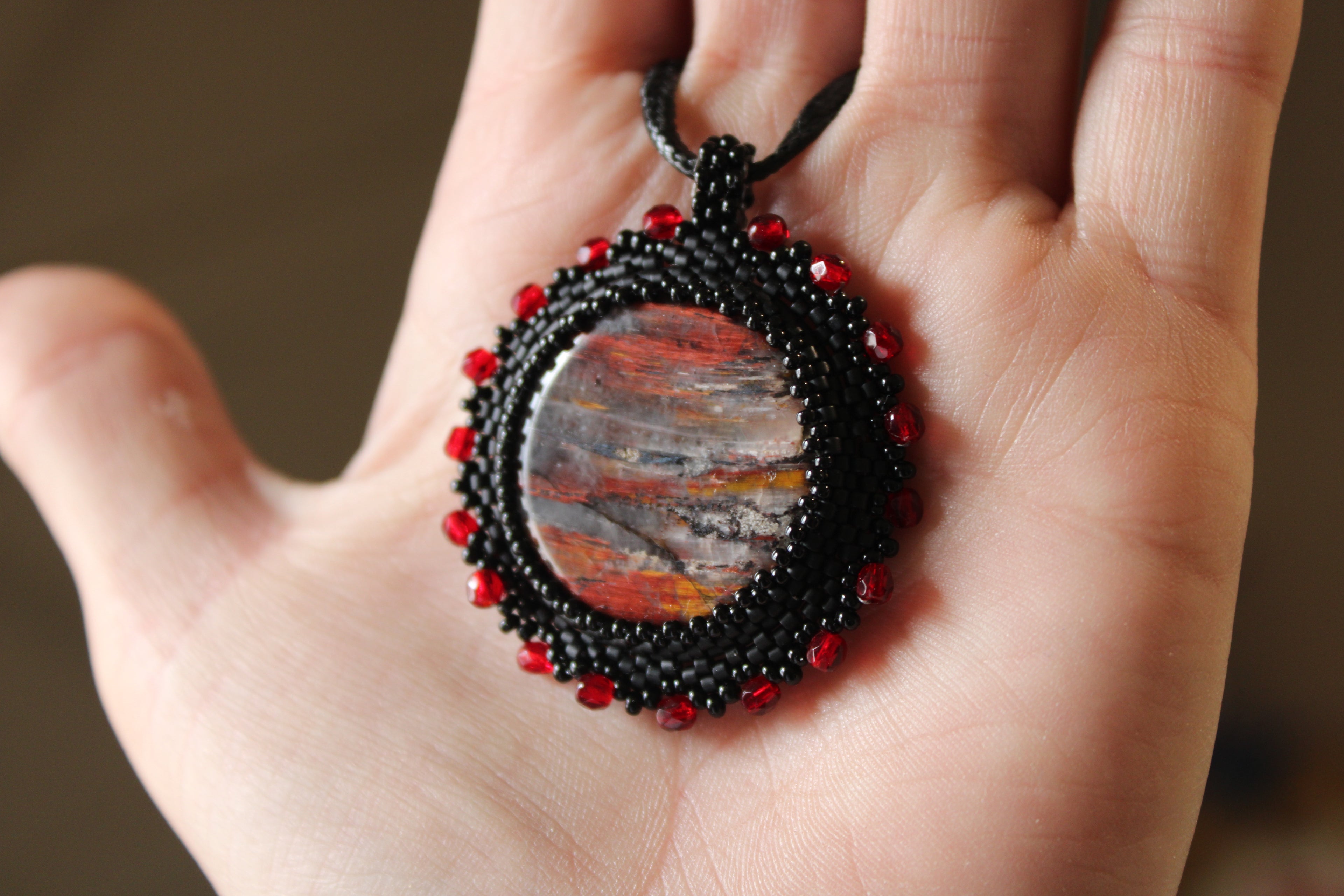 Petrified Wood Estate Necklace