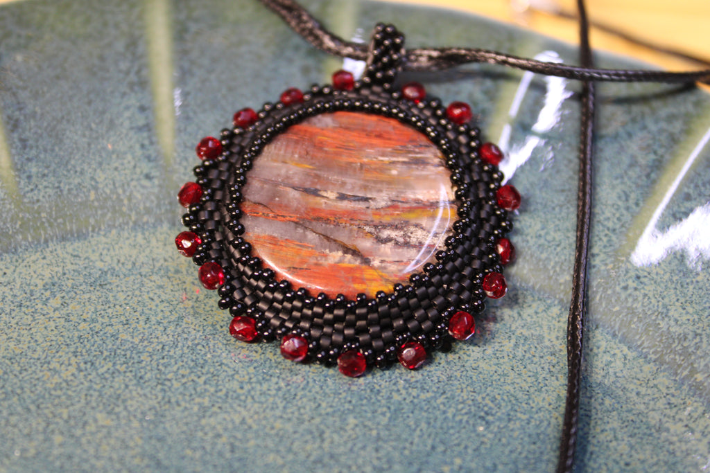 Petrified Wood Estate Necklace