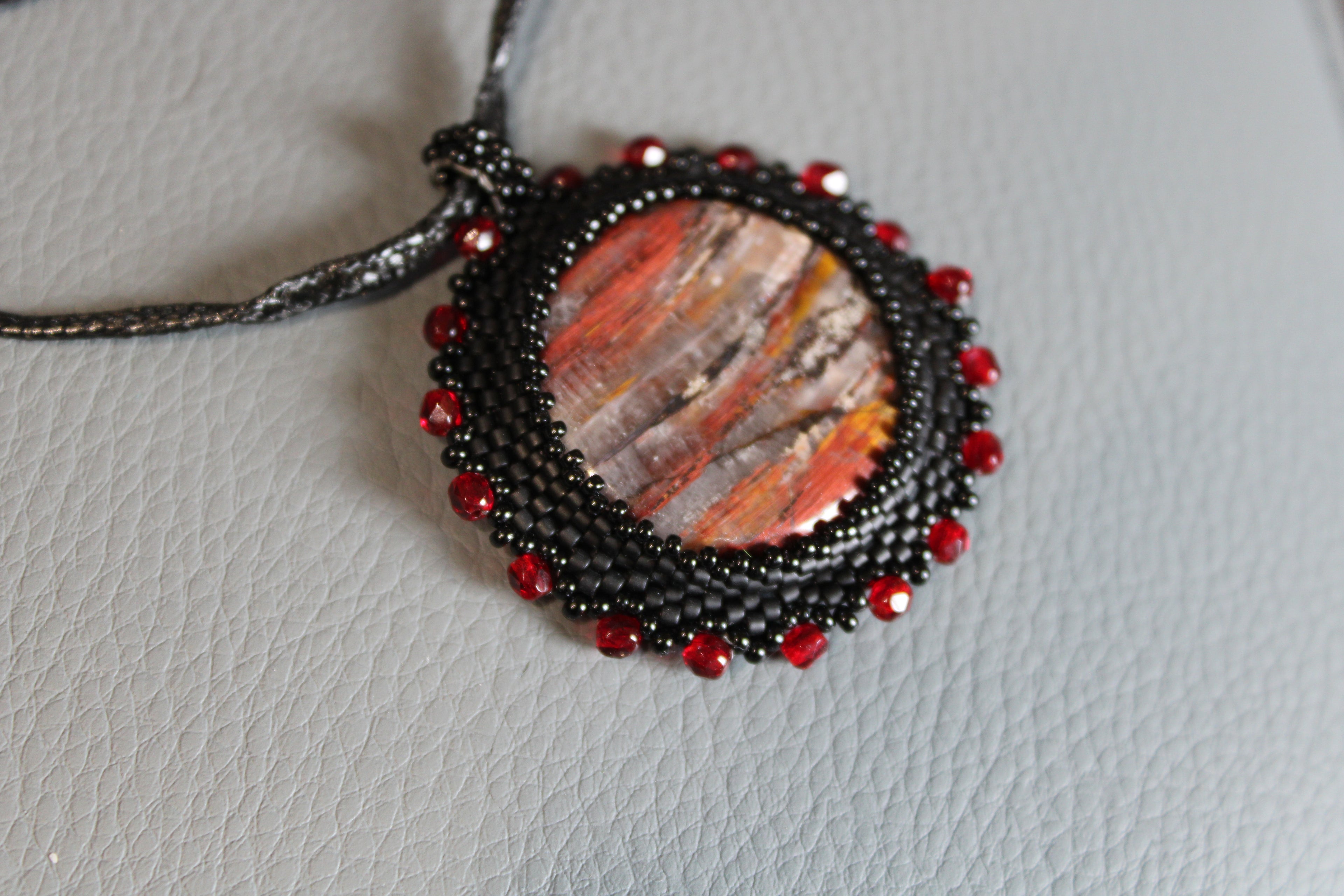 Petrified Wood Estate Necklace