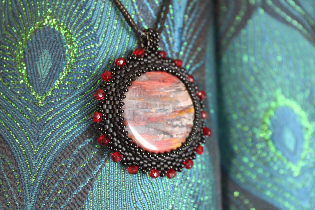 Petrified Wood Estate Necklace