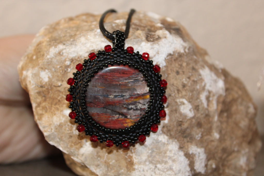 Petrified Wood Estate Necklace