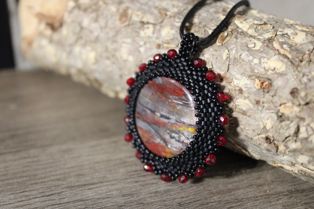 Petrified Wood Estate Necklace