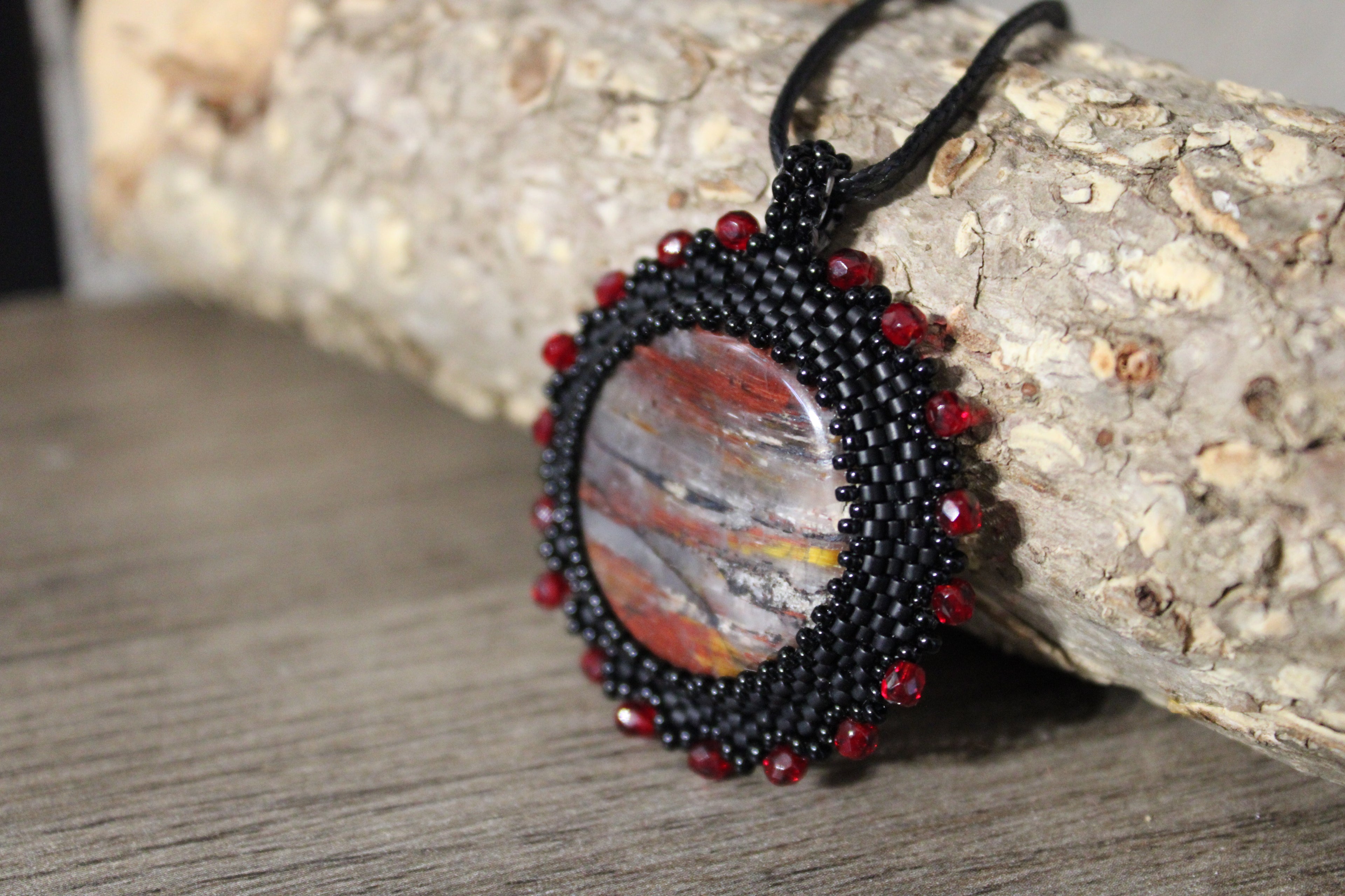 Petrified Wood Estate Necklace