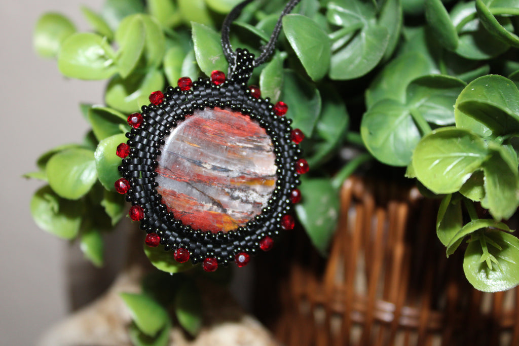 Petrified Wood Estate Necklace