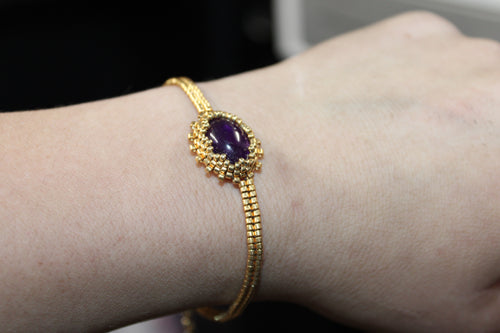 Amethyst Beaded Bracelets