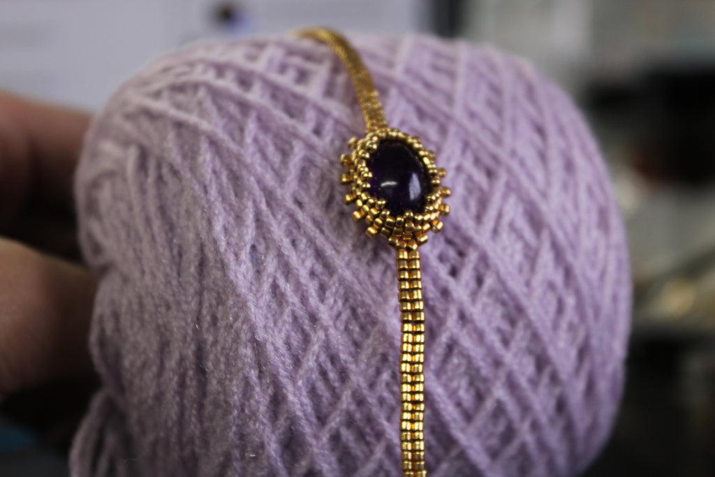 Amethyst Beaded Bracelets