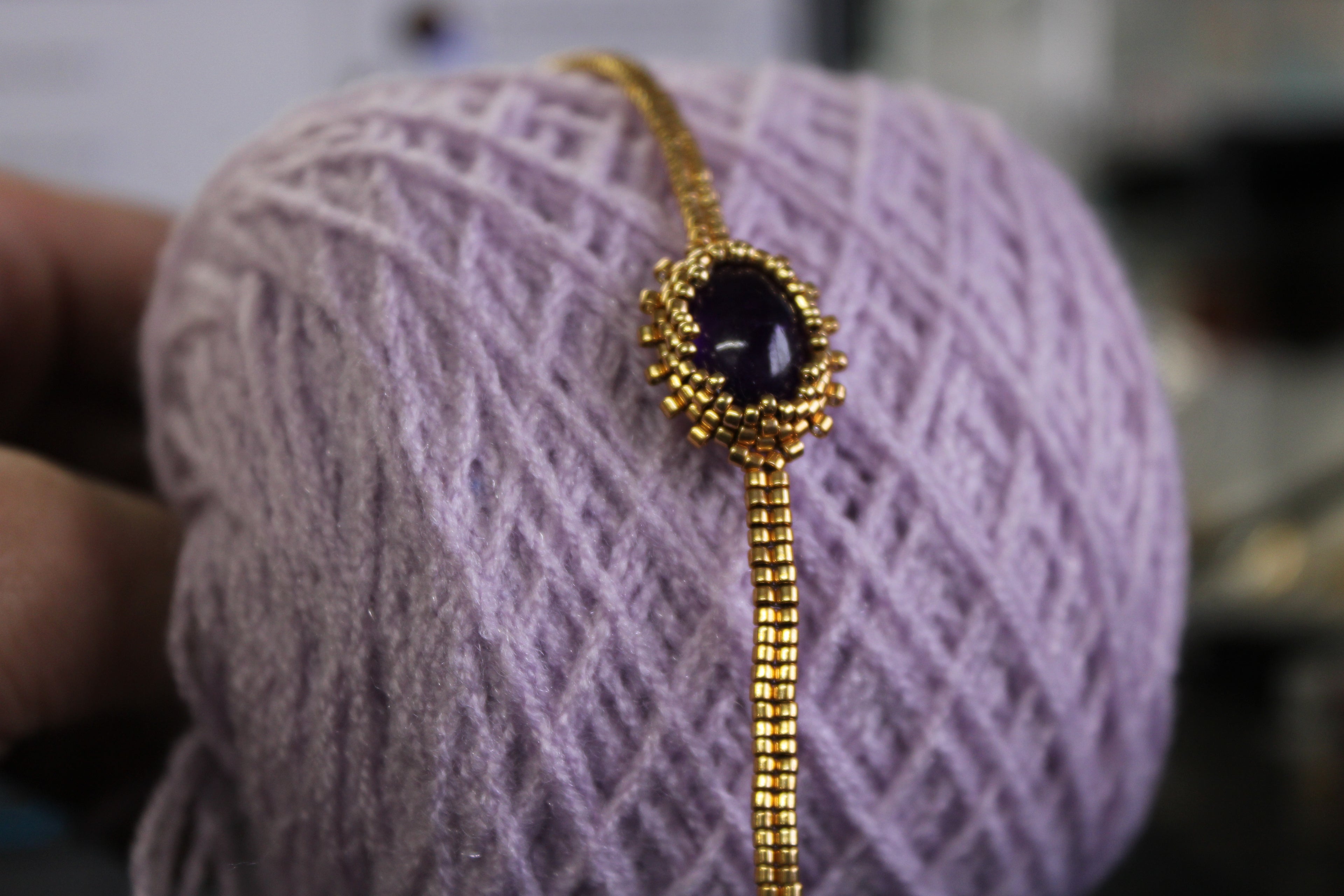 Amethyst Beaded Bracelets