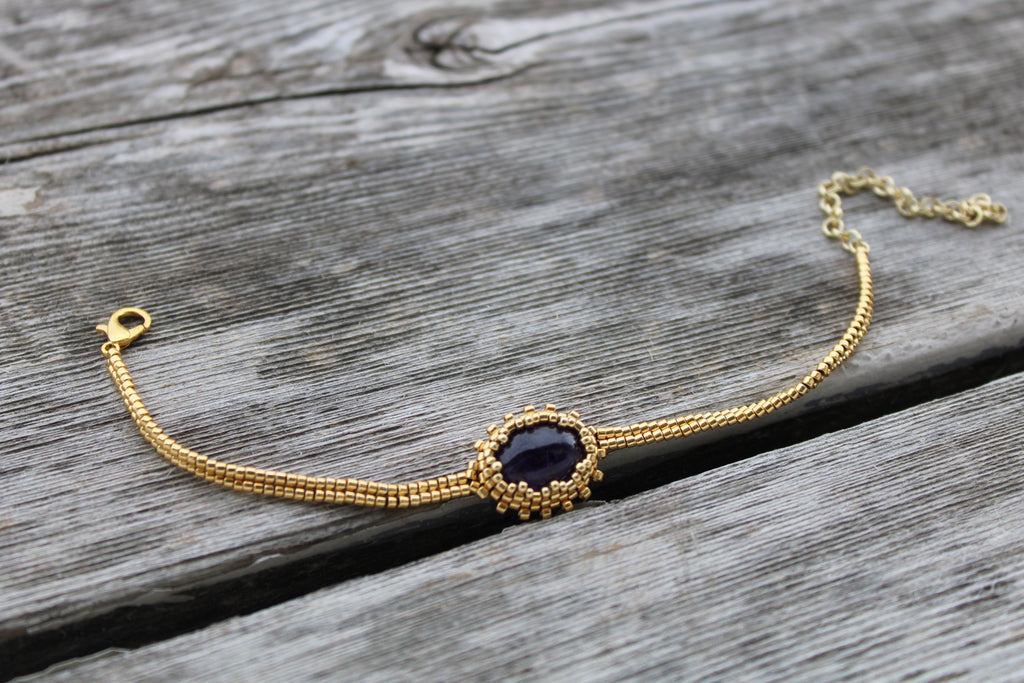 Amethyst Beaded Bracelets
