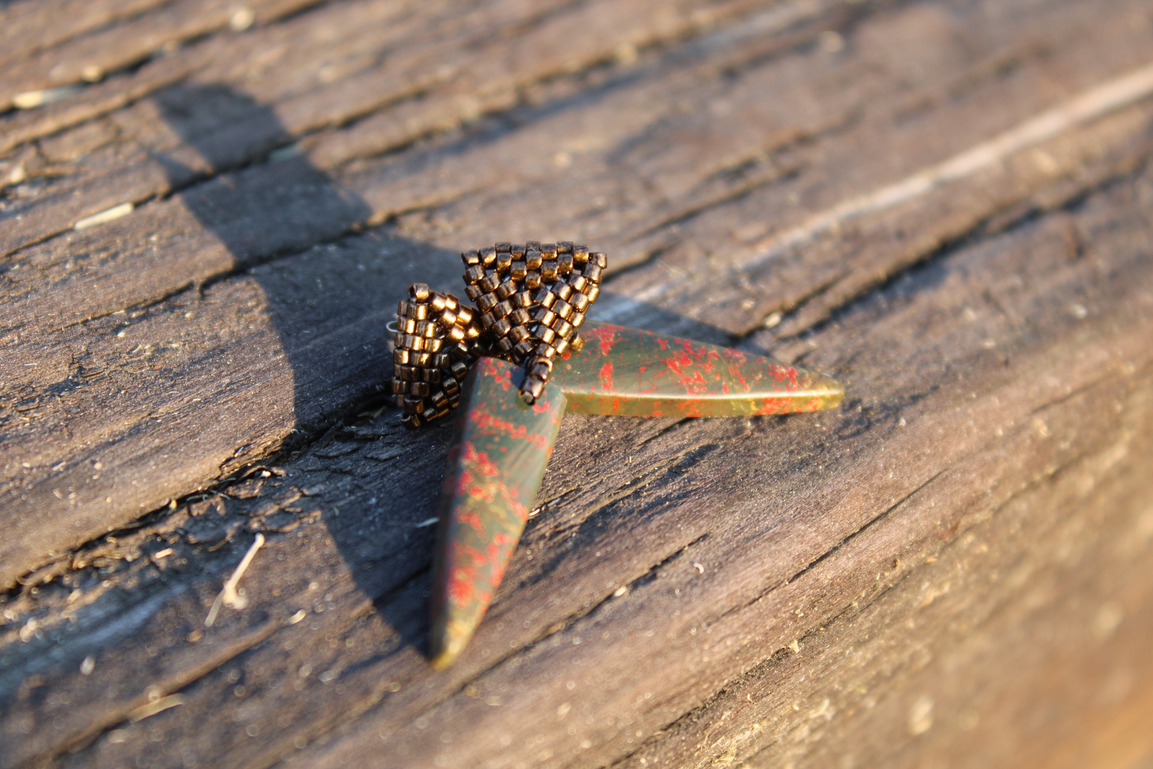 Short Red Creek Jasper Spikes
