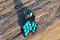 Quilted Dangle Earrings