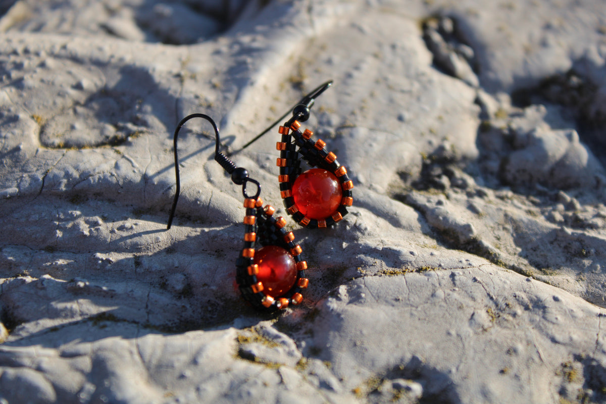 Jasper Drop Earrings