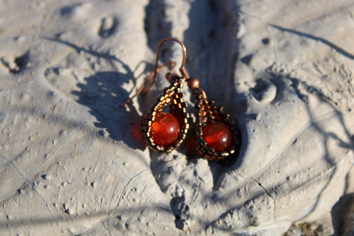 Jasper Drop Earrings