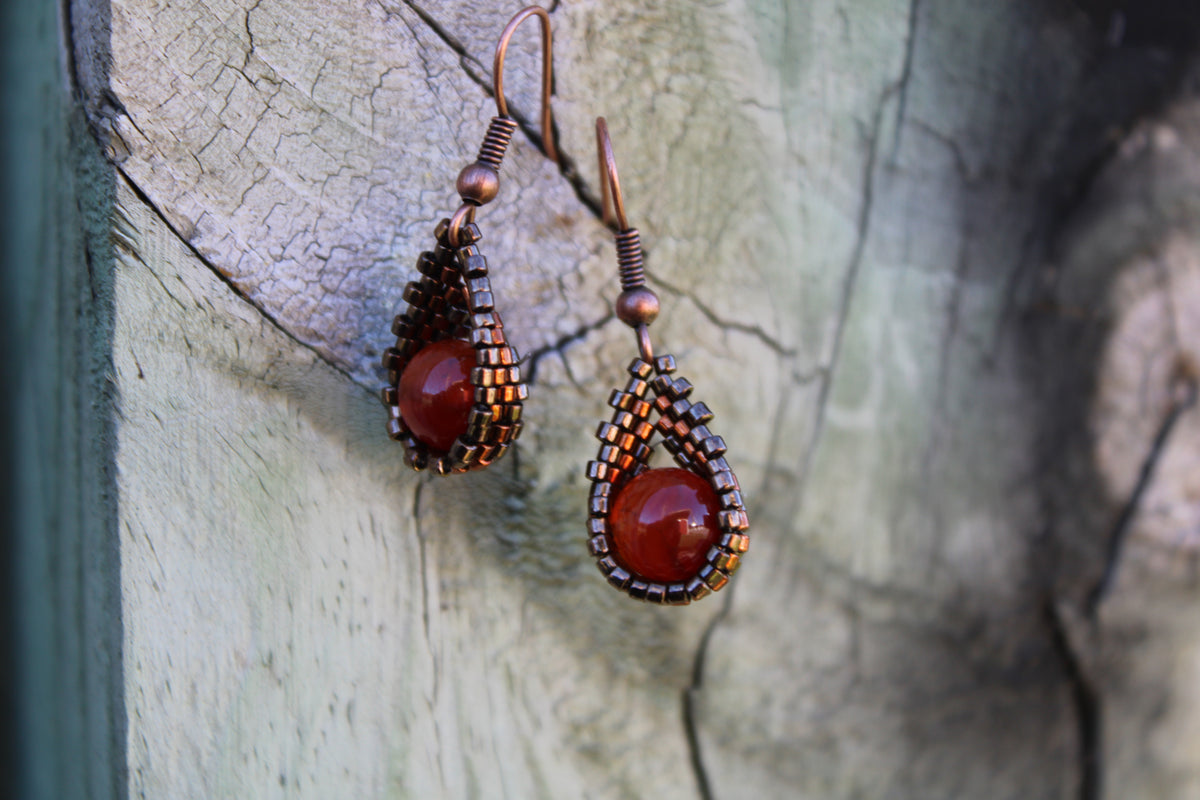 Jasper Drop Earrings