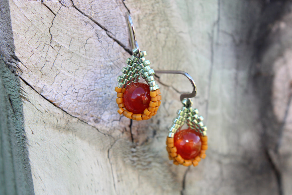 Jasper Drop Earrings