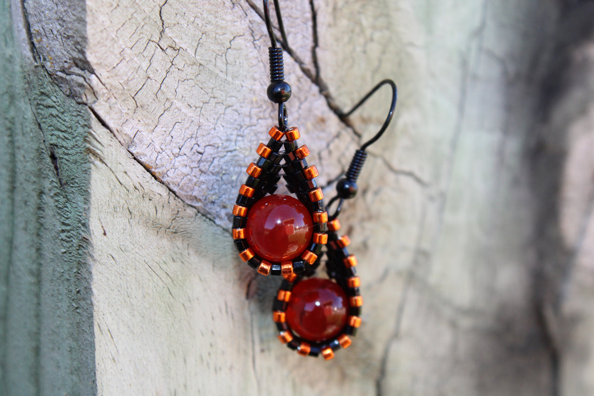 Jasper Drop Earrings
