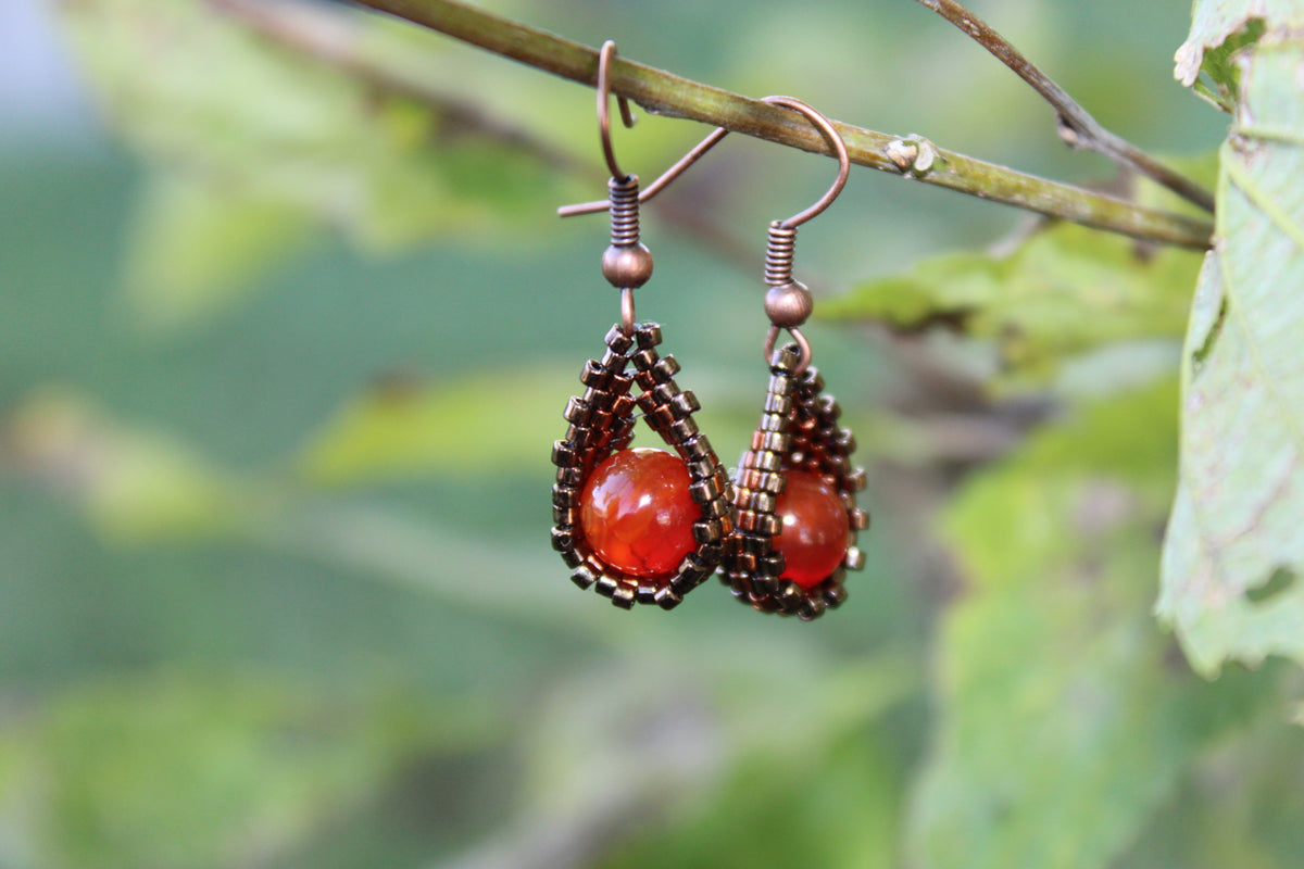 Jasper Drop Earrings