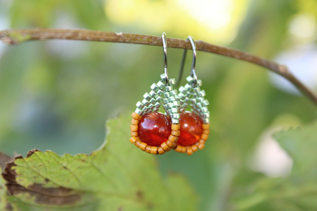 Jasper Drop Earrings